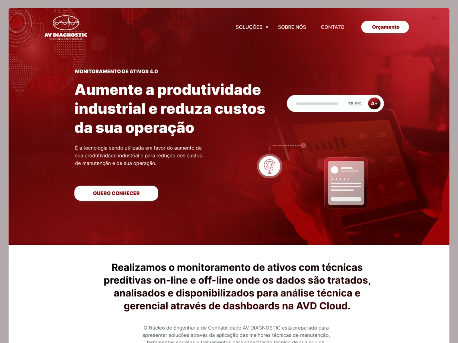 AV Diagnostic, tela 1