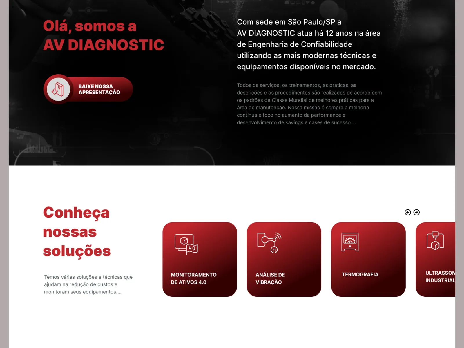 AV Diagnostic, tela 2