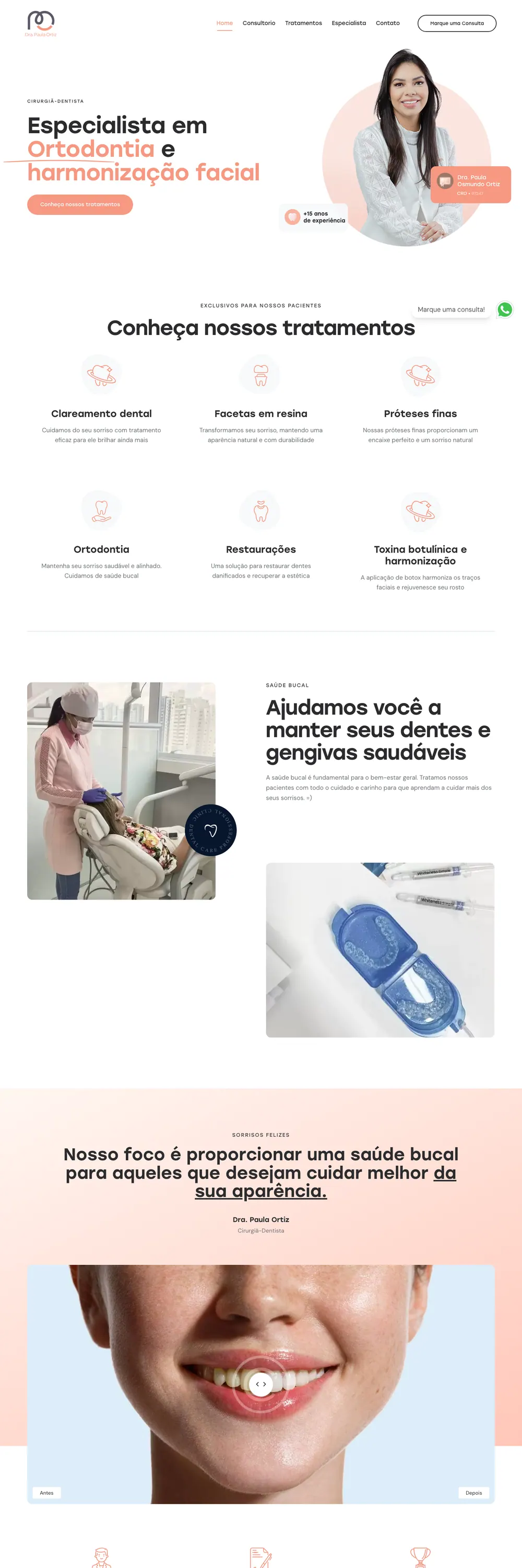 Site da Dra. Paula Ortiz