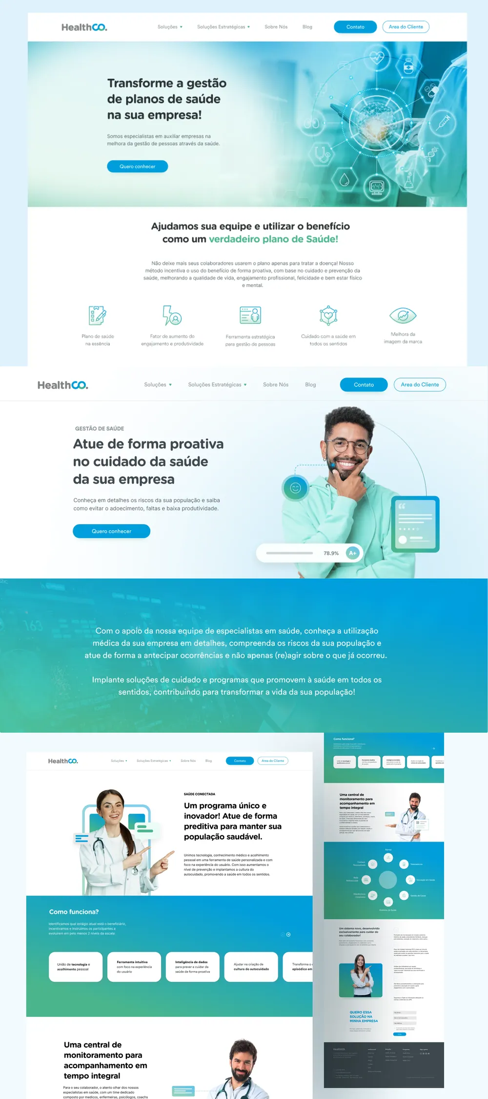 Site da HealthCO