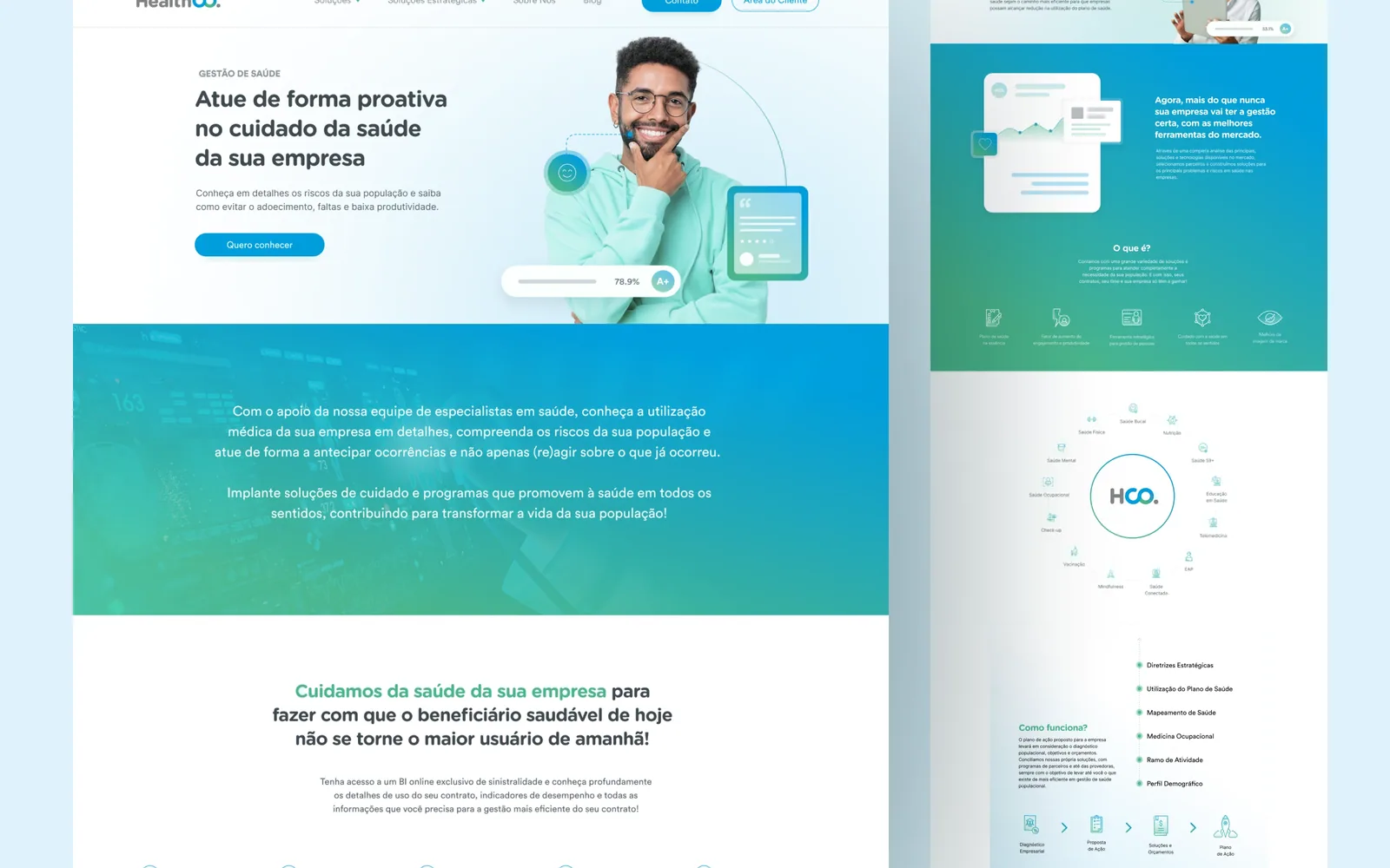Capa do projeto HealthCO