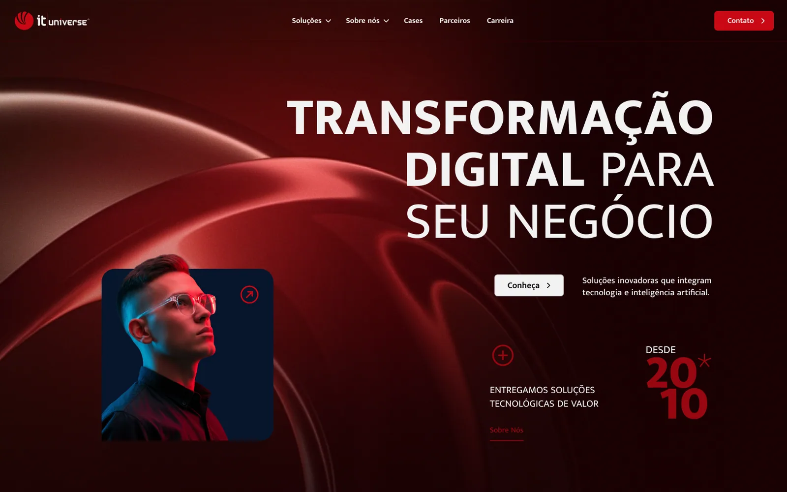 Capa do projeto IT Universe