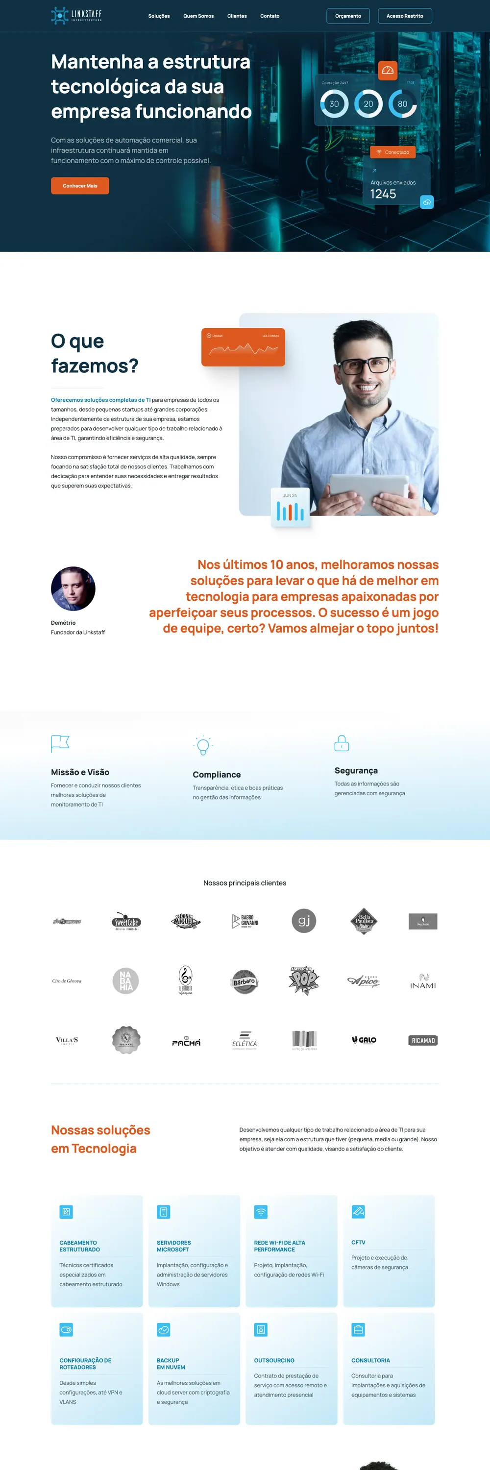 Site da Linkstaff