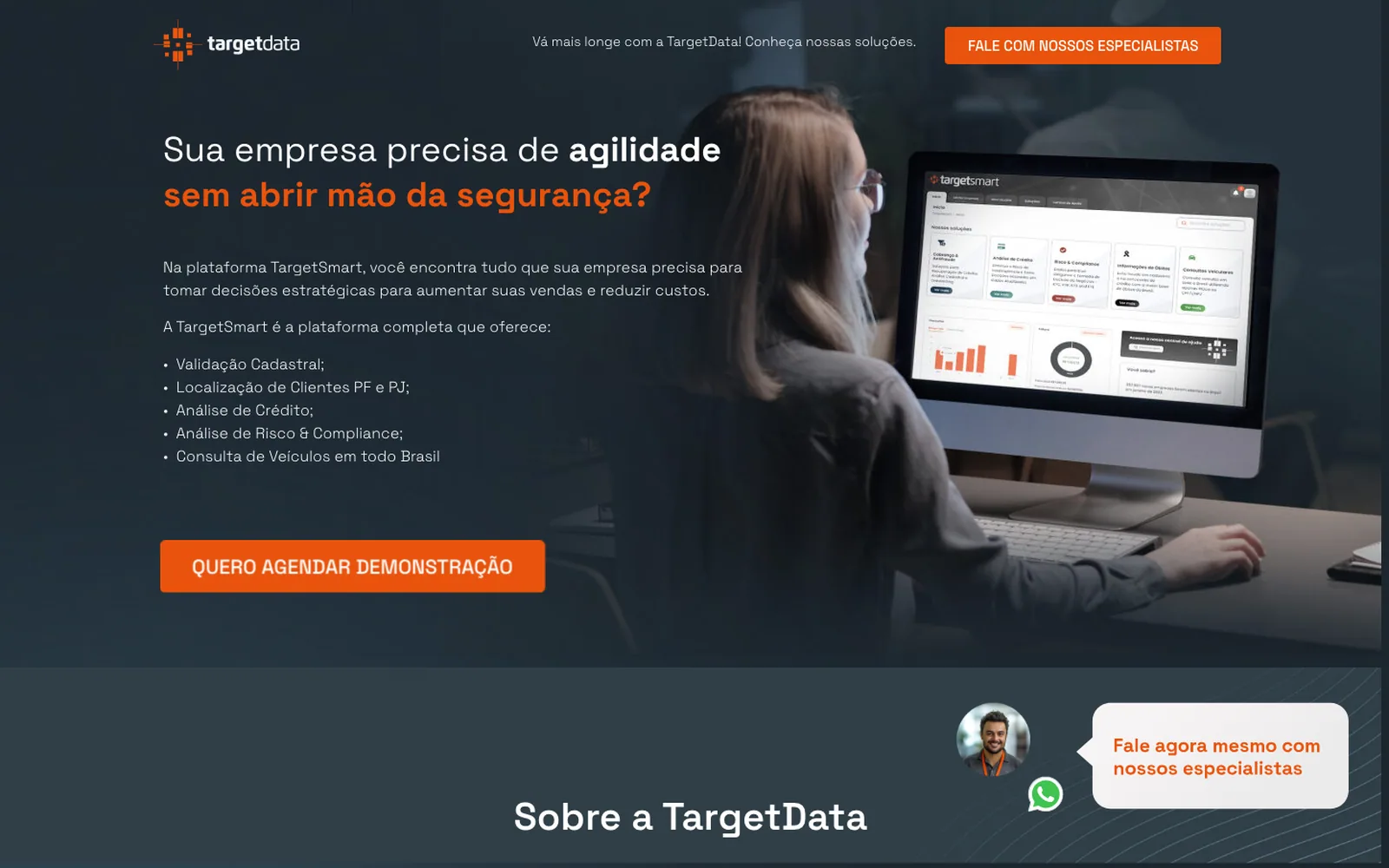Capa do projeto TargetData