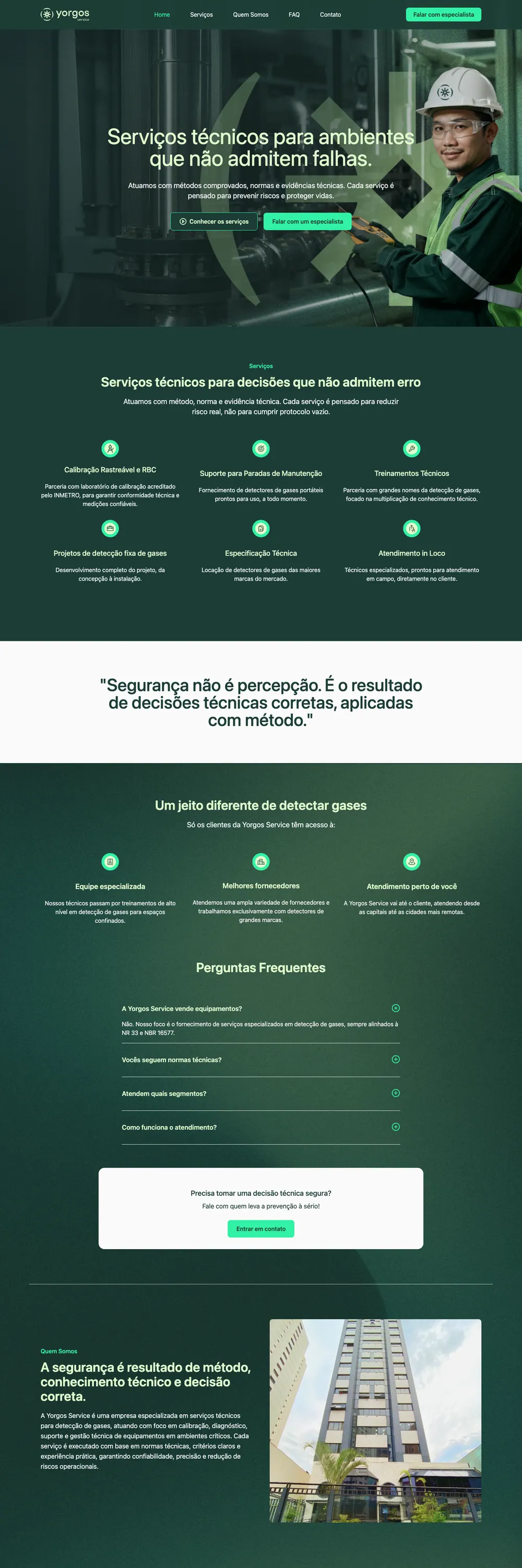 Site da Yorgos Service