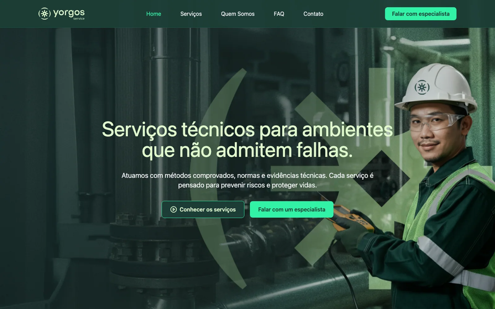 Capa do projeto Yorgos Service